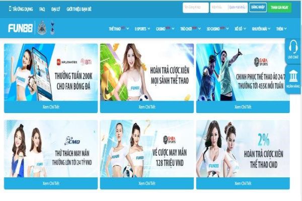  Thông tin liên hệ của nhà cái Fun88